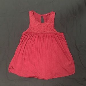 Red American Eagle Tank Top